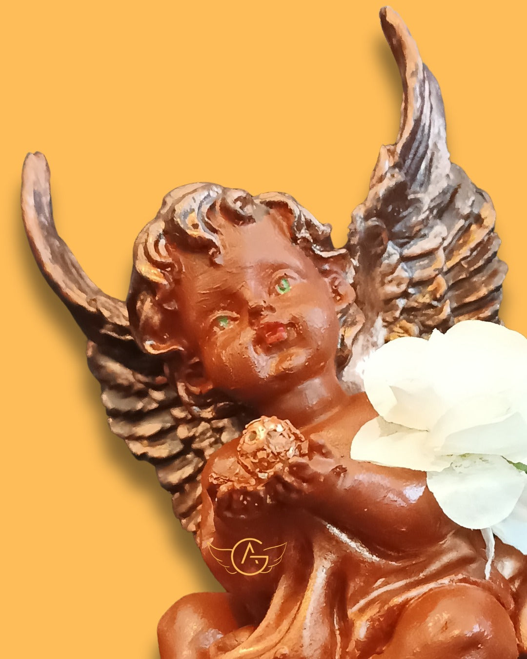 anjo sentado detalhe