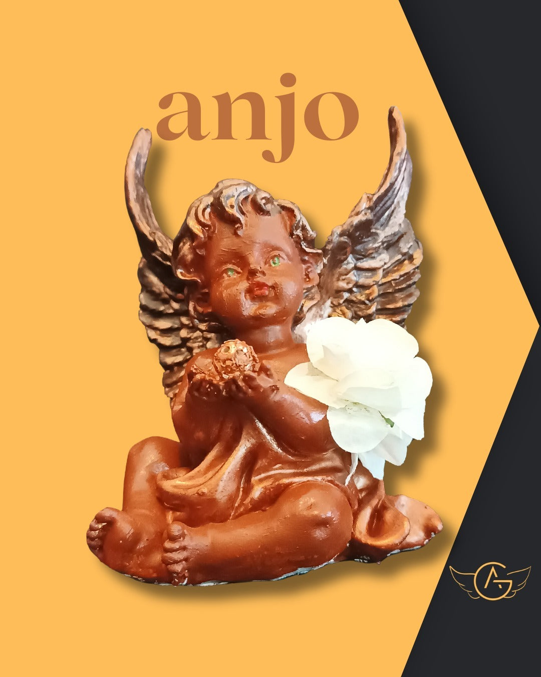 anjo sentado